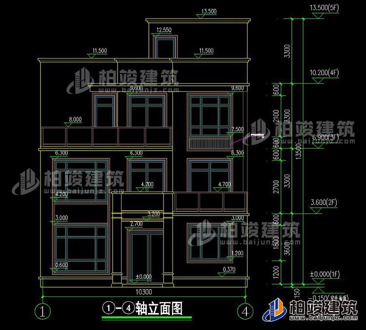 正立面圖